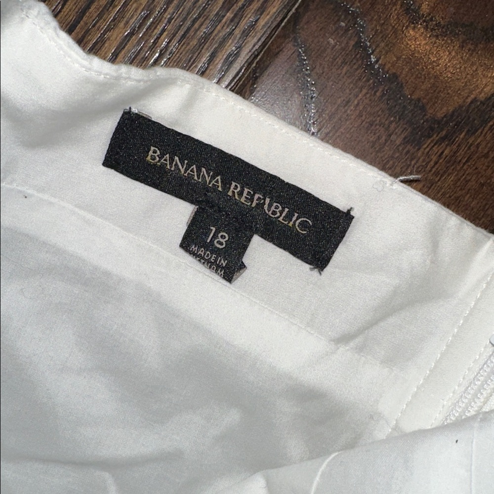 Banana Republic White Sleeveless tiered maxi Dress size 18 - Picture 3 of 9